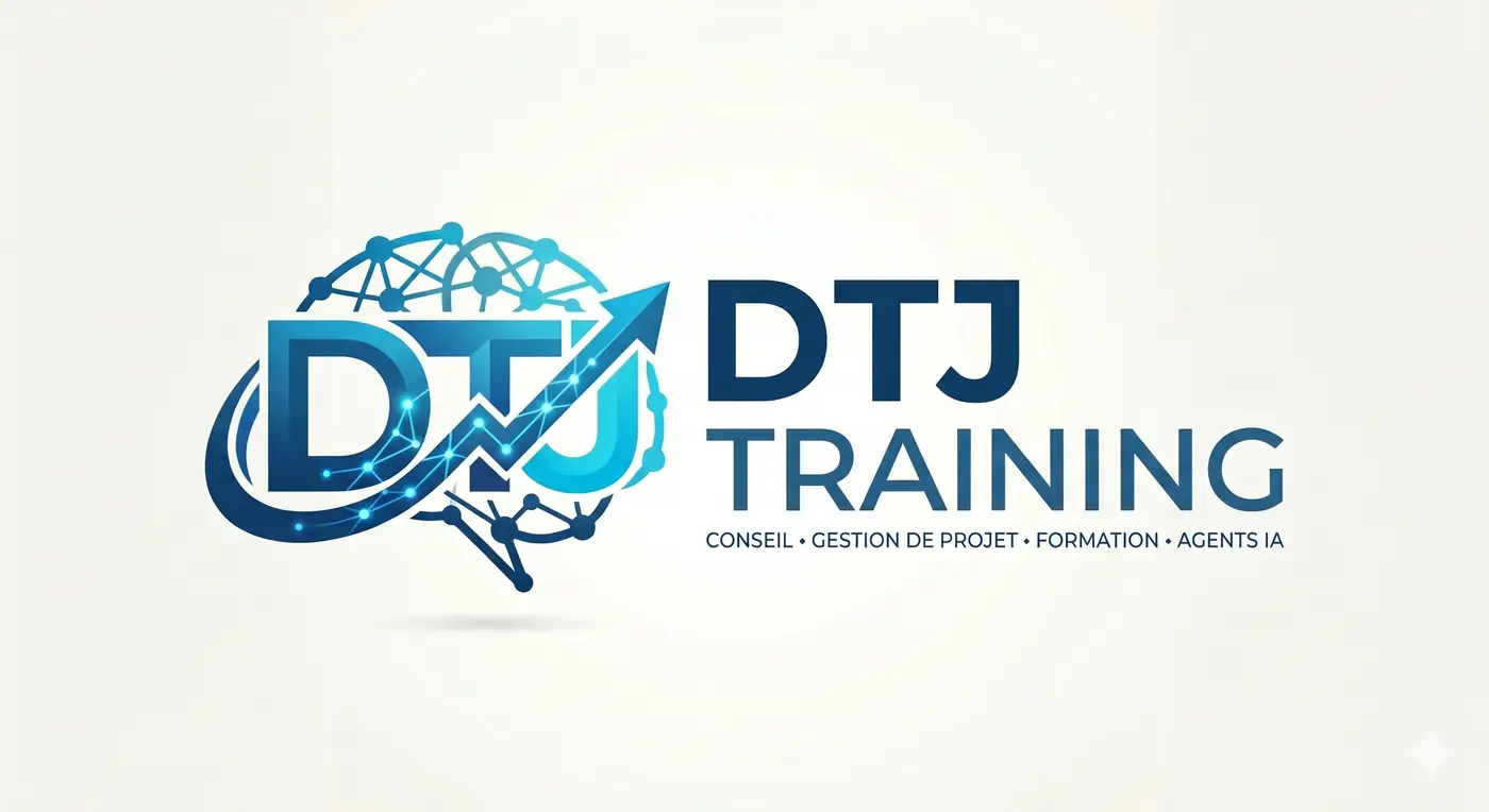 Logo DTJ Training — conseil, gestion de projet, formation et agents IA